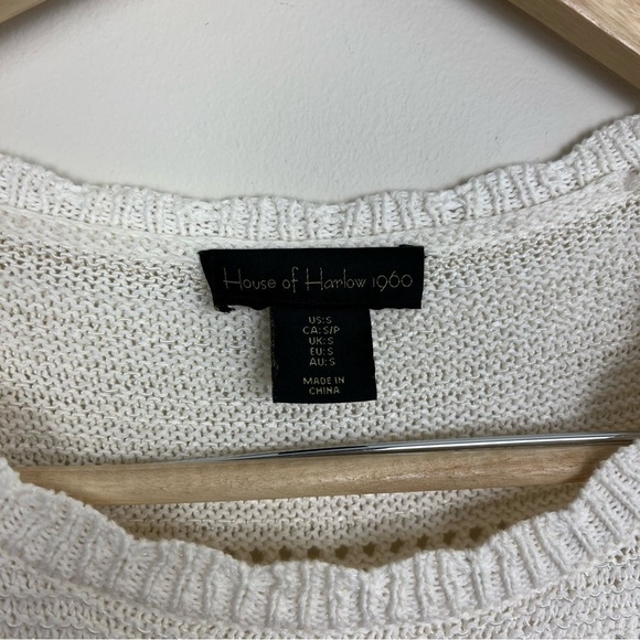 House of Harlow 1960 Knit Short Sleeve Blouse - Picture 4 of 11